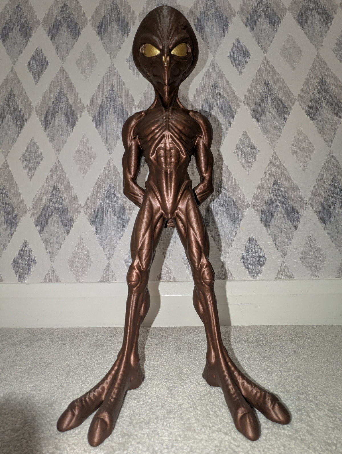 The Watcher -Exclusive Grey Alien Statue – 47cm Tall