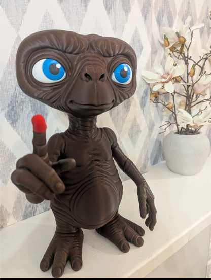 E.T. The Extra-Terrestrial Figure-Dark Brown-Quality PET-G 40cm Tall