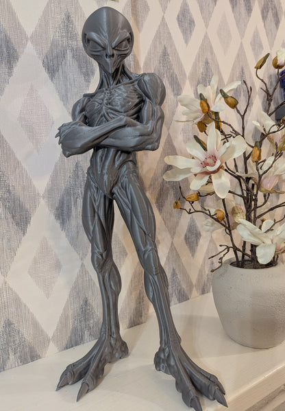 Exclusive Grey Alien Statue – 60cm Tall Masterpiece**