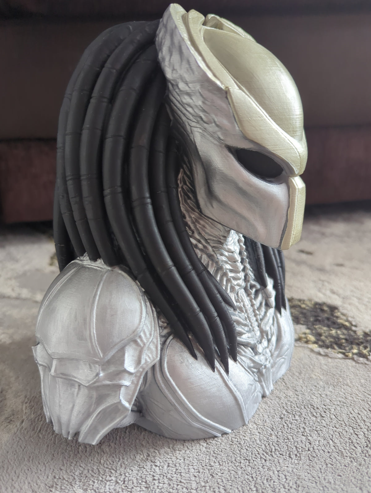 Predator Bust | 3D Printing model | Hand Painted | High Detail 21.5cm Tall