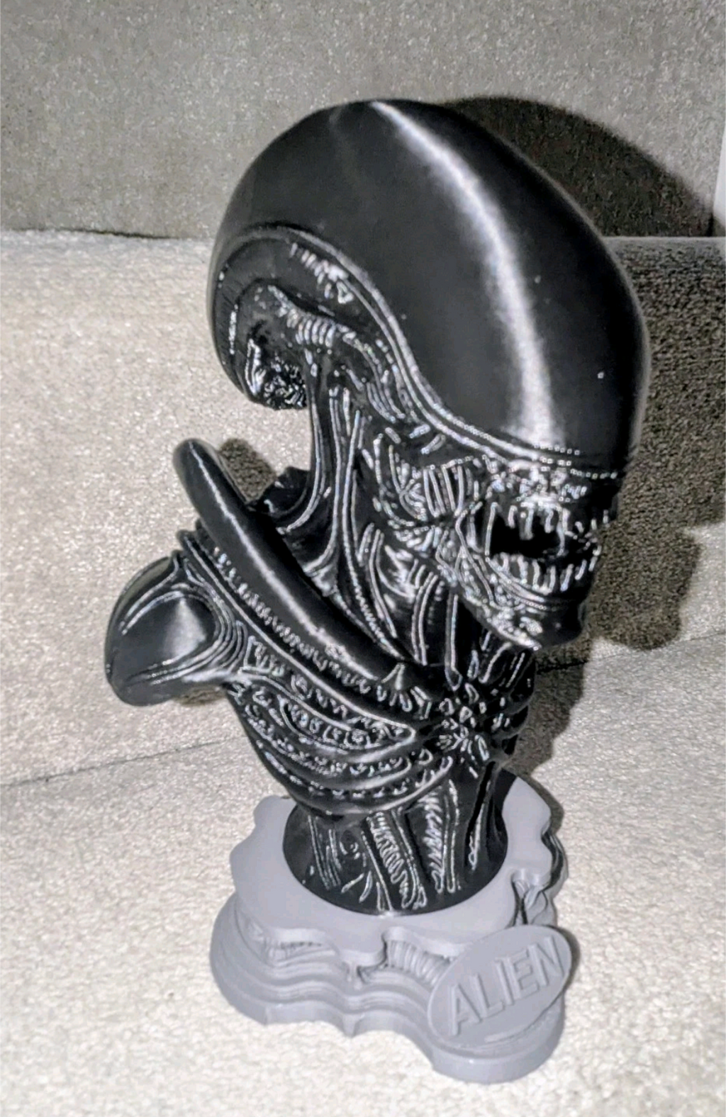 Xenomorph Alien Bust Statue - 22cm Premium 3D Printed Collectible 🇬🇧 UK seller