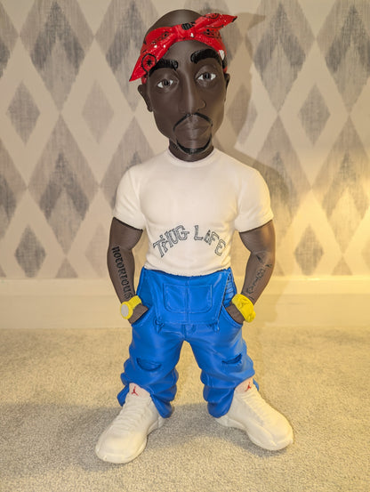 2Pac Inspired “Thug Life” Collectible Figurine – 40cm Tall Hand-Finished