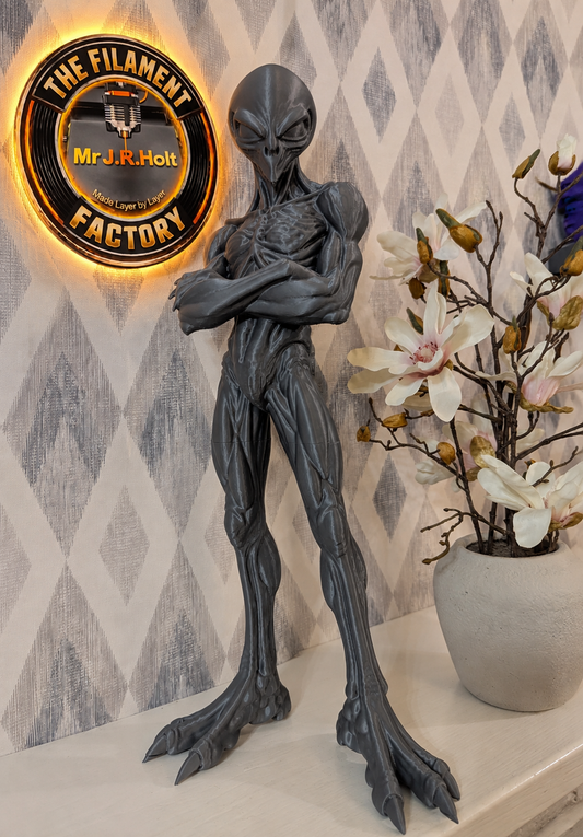 Exclusive Grey Alien Statue – 60cm Tall Masterpiece**