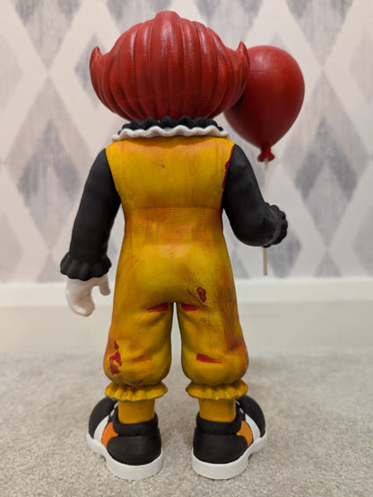 Custom Hand-Painted Pennywise x McDonald’s “I’m Lovin’ It” Figure – One-of-One Art Piece
