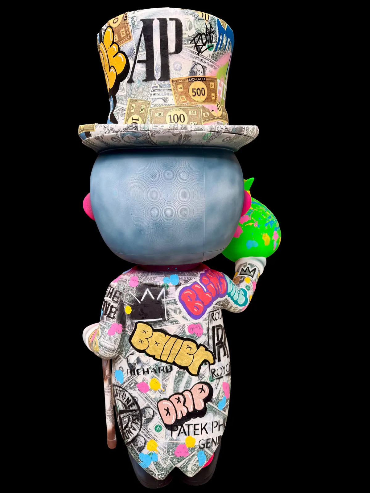 Mark Carrington Original 1/1 Art The Money Man Sculpture – Filament Factory