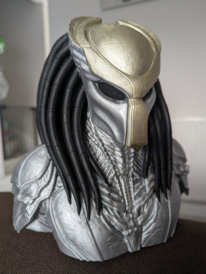Predator Bust | 3D Printing model | Hand Painted | High Detail 21.5cm Tall