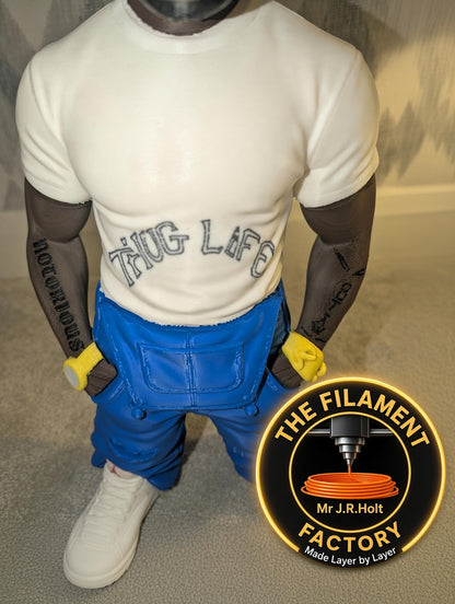 2Pac Inspired “Thug Life” Collectible Figurine – 40cm Tall Hand-Finished