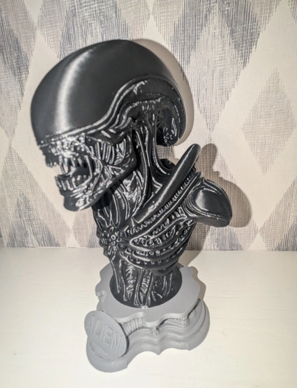 Xenomorph Alien Bust Statue - 22cm Premium 3D Printed Collectible 🇬🇧 UK seller